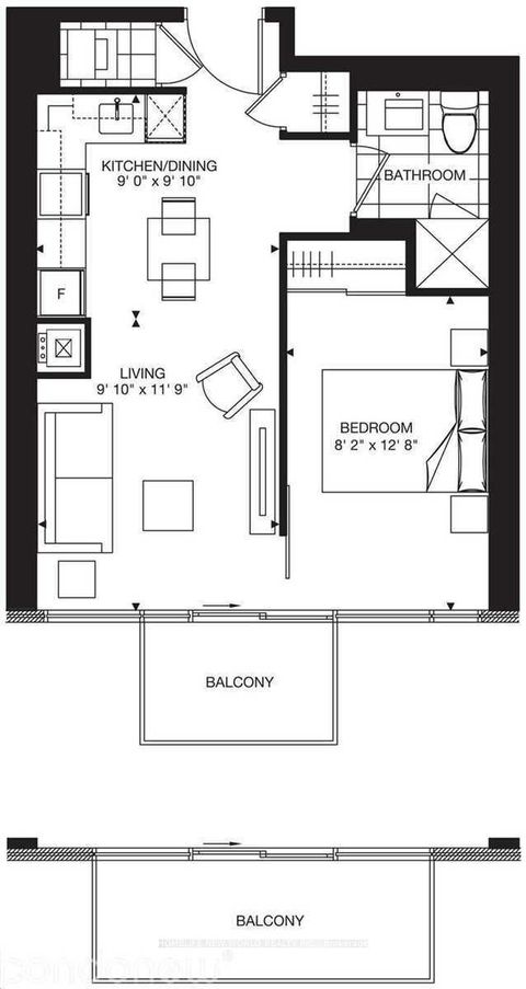 Photo 7 at 3315 - 87 Peter Street, Waterfront Communities C1, Toronto