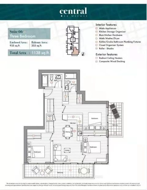 Photo 15 at 706 - 38 Widmer Street, Waterfront Communities C1, Toronto