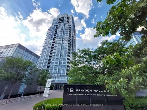 Photo 2 at 609 - 18 Graydon Hall Drive, Donalda, Toronto