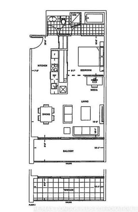 Photo 13 at 518 - 330 Richmond Street W, Waterfront Communities C1, Toronto