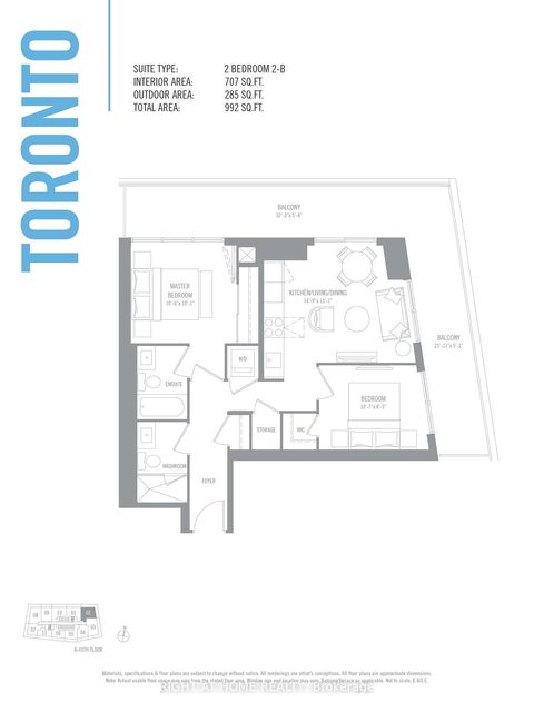 Photo 14 at 902 - 2221 Yonge Street, Mount Pleasant West, Toronto