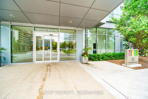 Photo 1 at 408 - 62 Forest Manor Road, Henry Farm, Toronto