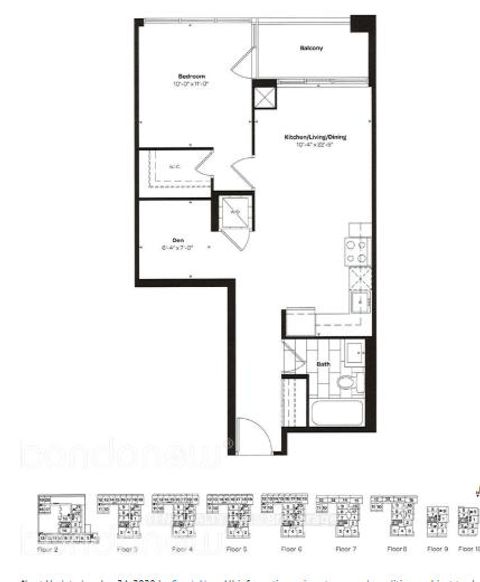 Photo 22 at 506 - 1603 Eglinton Avenue W, Oakwood Village, Toronto