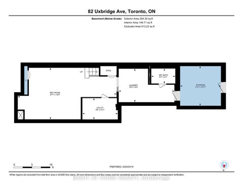 Photo 25 at 82 Uxbridge Avenue E, Pellam Park, Toronto