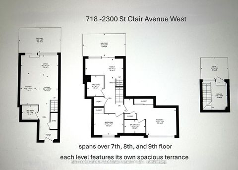Photo 11 at 718 - 2300 St Clair Avenue W, Junction Area, Toronto