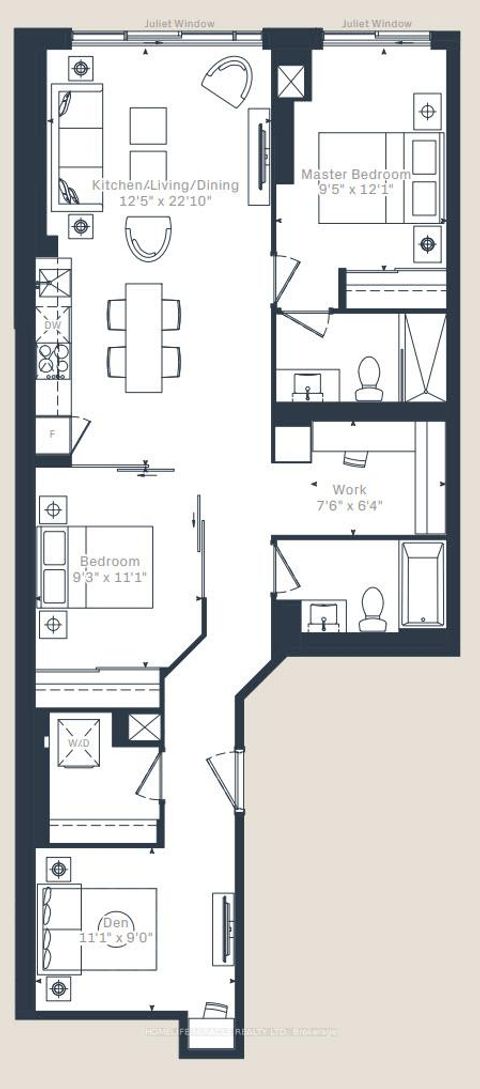 Photo 5 at 315 - 181 Sterling Road, Dufferin Grove, Toronto
