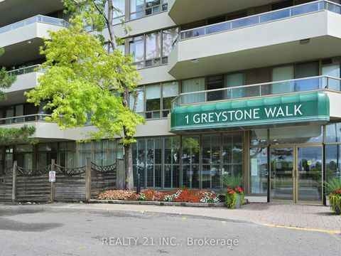 Photo 2 at 488 - 1 Greystone Walk Drive, Kennedy Park, Toronto