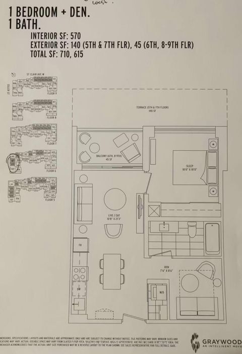 Photo 1 at 609 - 1787 ST. CLAIR Avenue W, Pellam Park, Toronto