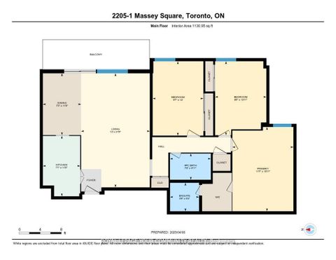 Photo 15 at 2205 - 1 Massey Square, Crescent Town, Toronto