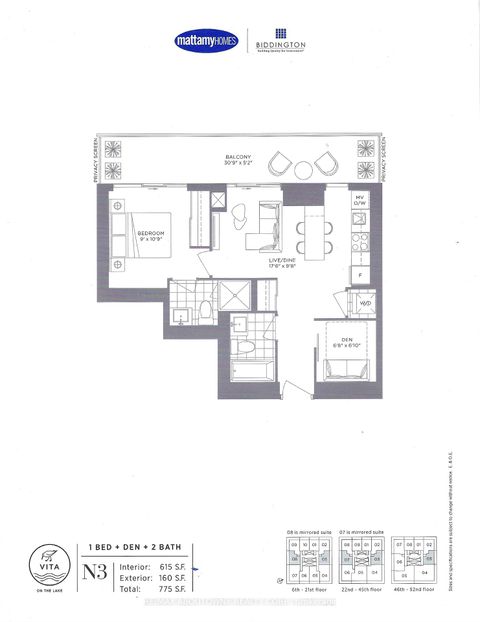 Photo 44 at 5103 - 70 Annie Craig Drive, Mimico, Toronto