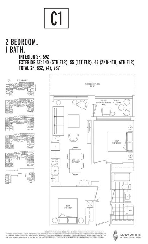 Photo 40 at 311 - 1787 St. Clair Avenue W, Pellam Park, Toronto