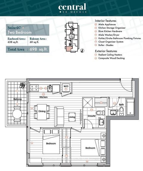 Photo 30 at 3507 - 38 Widmer Street, Waterfront Communities C1, Toronto