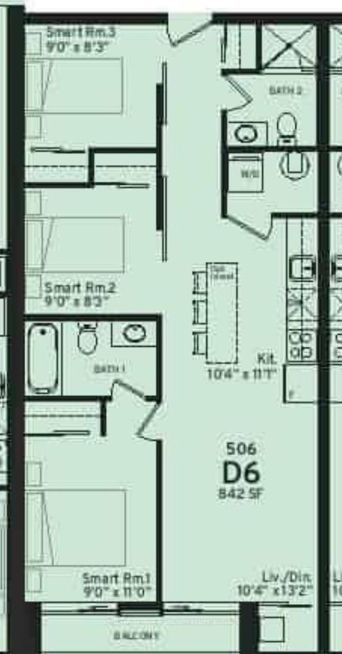 Photo 2 at 506 - 2433 Dufferin Street, Belgravia, Toronto Photo 2 at 506 - 2433 Dufferin Street, Belgravia, Toronto