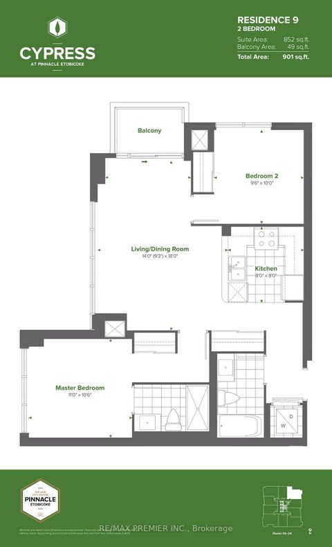 Photo 30 at 2409 - 50 Thomas Riley Road, City Centre West, Toronto