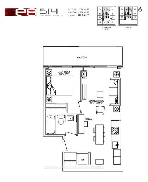 Photo 17 at 5007 - 8 Eglinton Avenue E, Mount Pleasant West, Toronto