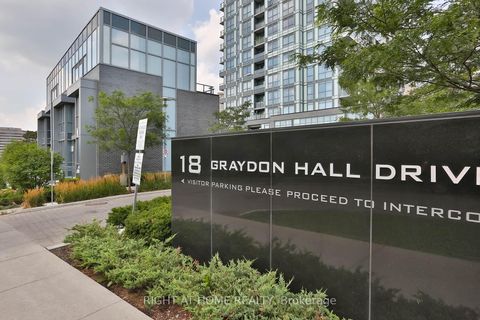 Photo 2 at 709 - 18 Graydon Hall Drive, Donalda, Toronto
