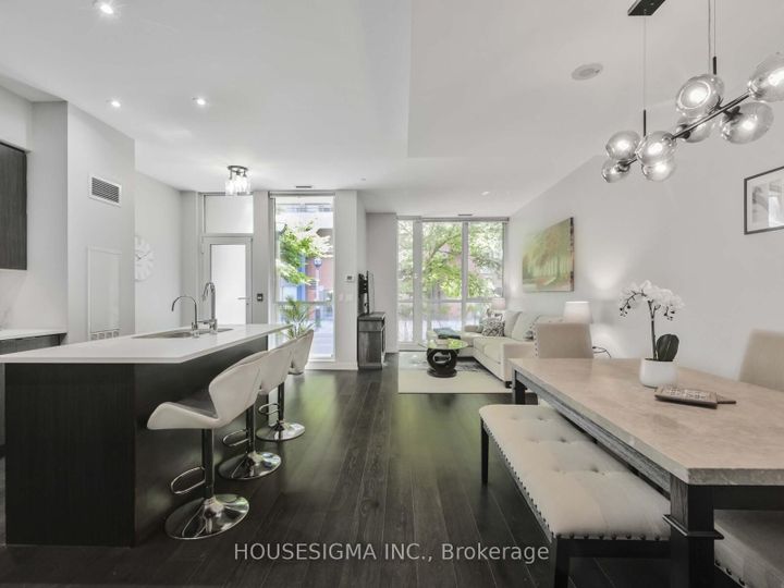 Photo 6 at TH03 - 32 Bruyers Mews, Waterfront Communities C1, Toronto