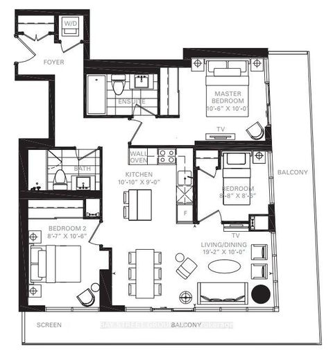 Photo 1 at 1602 - 115 Blue Jays Way, Waterfront Communities C1, Toronto