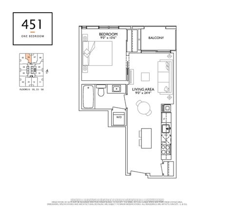 Photo 12 at 3406 - 1 Yorkville Avenue, Annex, Toronto