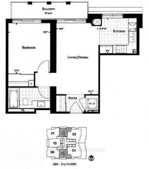 Photo 2 at 2805 - 35 Balmuto Street, Bay Street Corridor, Toronto