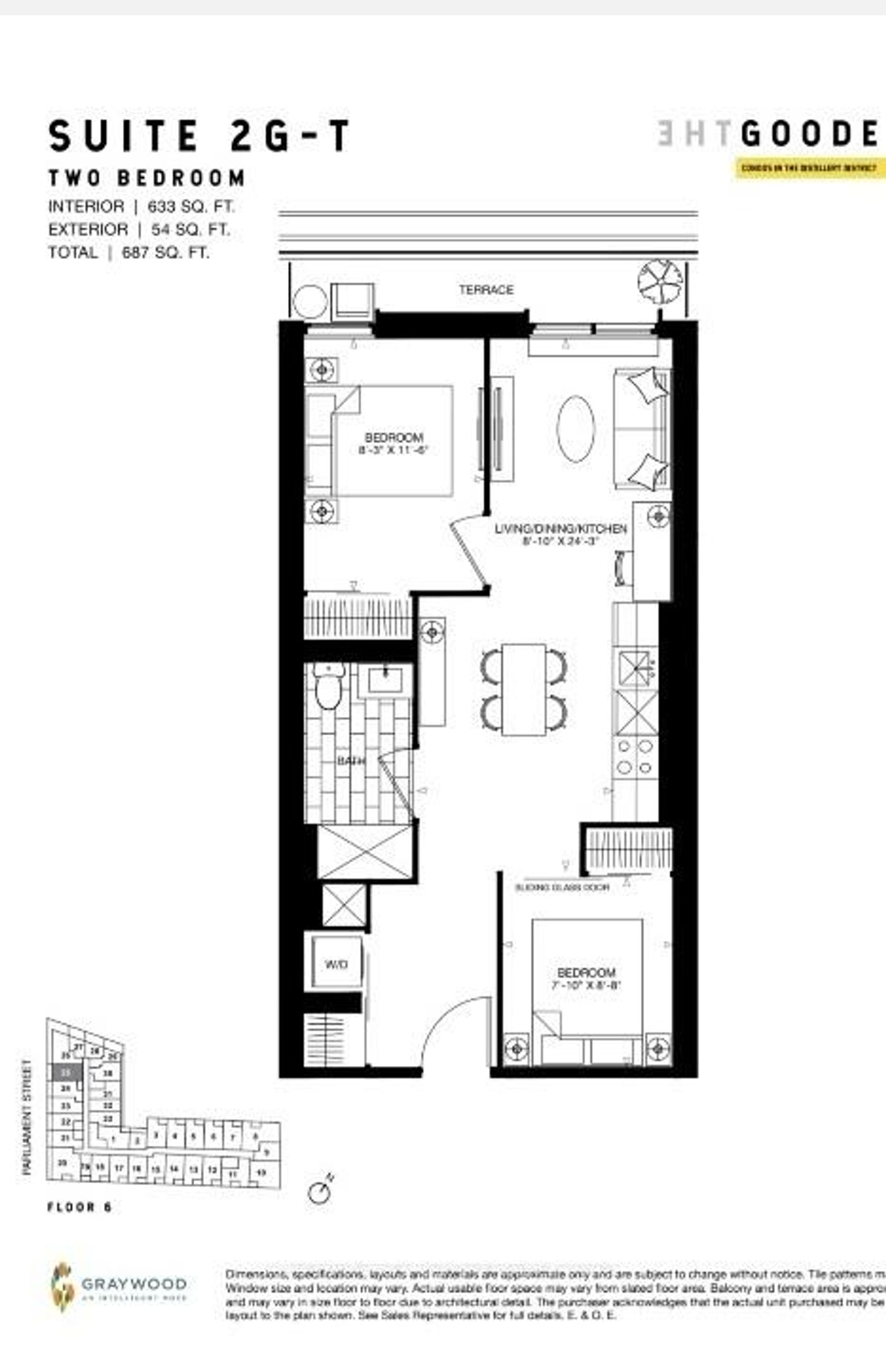 625 - 33 Parliament Street, Waterfront Communities C8, Toronto 