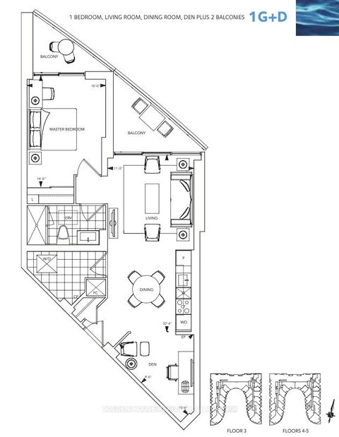 Photo 2 at 314 - 1 Edgewater Drive, Waterfront Communities C8, Toronto