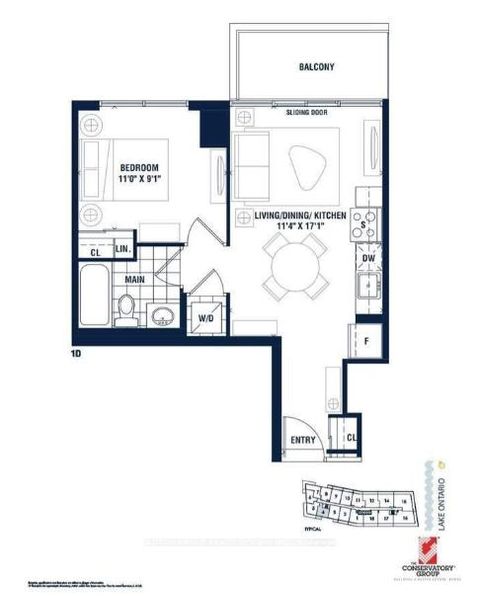 Photo 32 at 1604 - 39 Annie Craig Drive, Mimico, Toronto