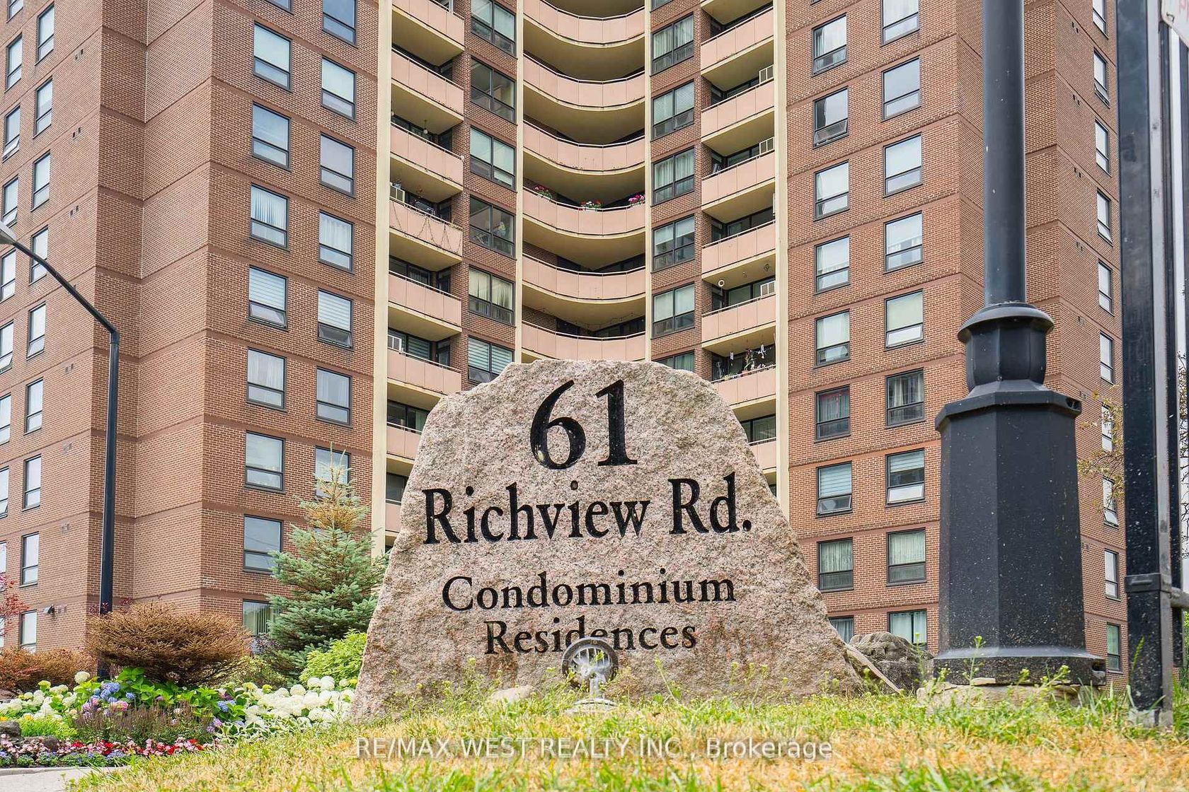 1603 - 61 Richview Road, Humber Heights, Toronto 