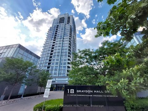 Photo 2 at 609 - 18 Graydon Hall Drive, Donalda, Toronto