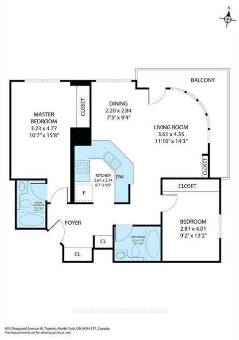 Photo 2 at 212 - 1030 SHEPPARD Avenue, Bathurst Manor, Toronto