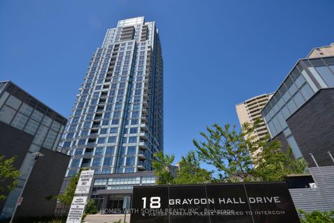 Photo 1 at 2004 - 18 Graydon Hall Drive, Donalda, Toronto