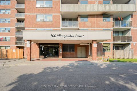 Photo 1 at 605 - 100 Wingarden Court, Malvern, Toronto
