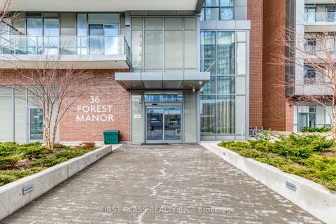 Photo 2 at 801 - 36 Forest Manor Road, Henry Farm, Toronto