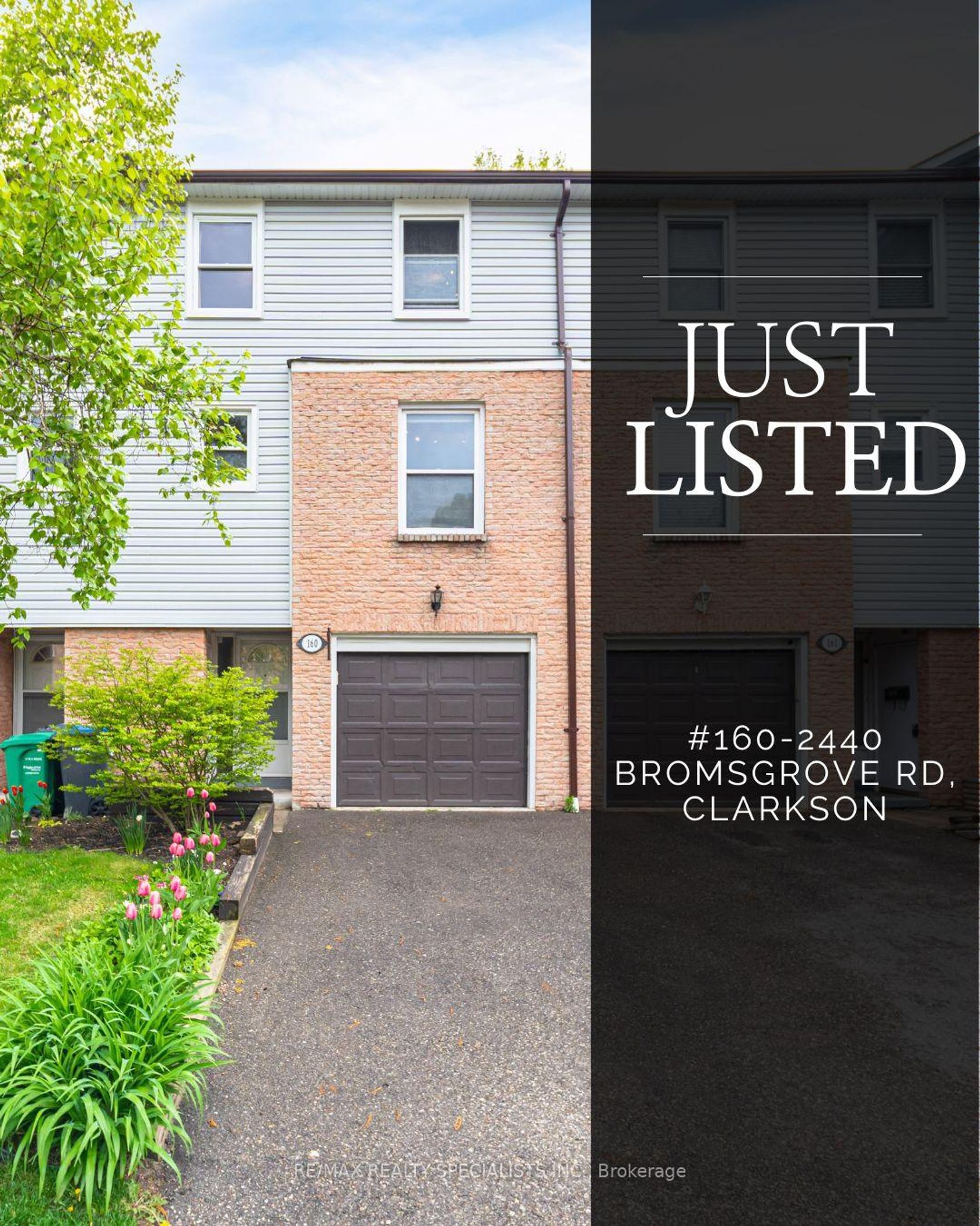 160 - 2440 Bromsgrove Road, Clarkson, Mississauga 