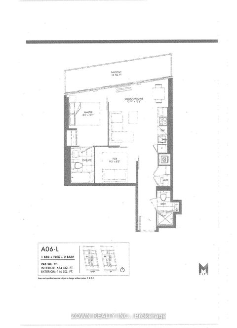 Photo 14 at 1506 - 3900 Confederation Parkway, City Centre, Mississauga