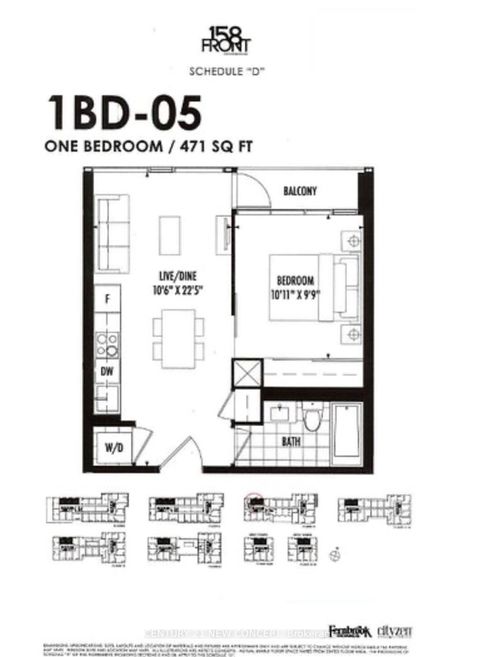 Photo 16 at 1205 - 158 Front Street E, Moss Park, Toronto