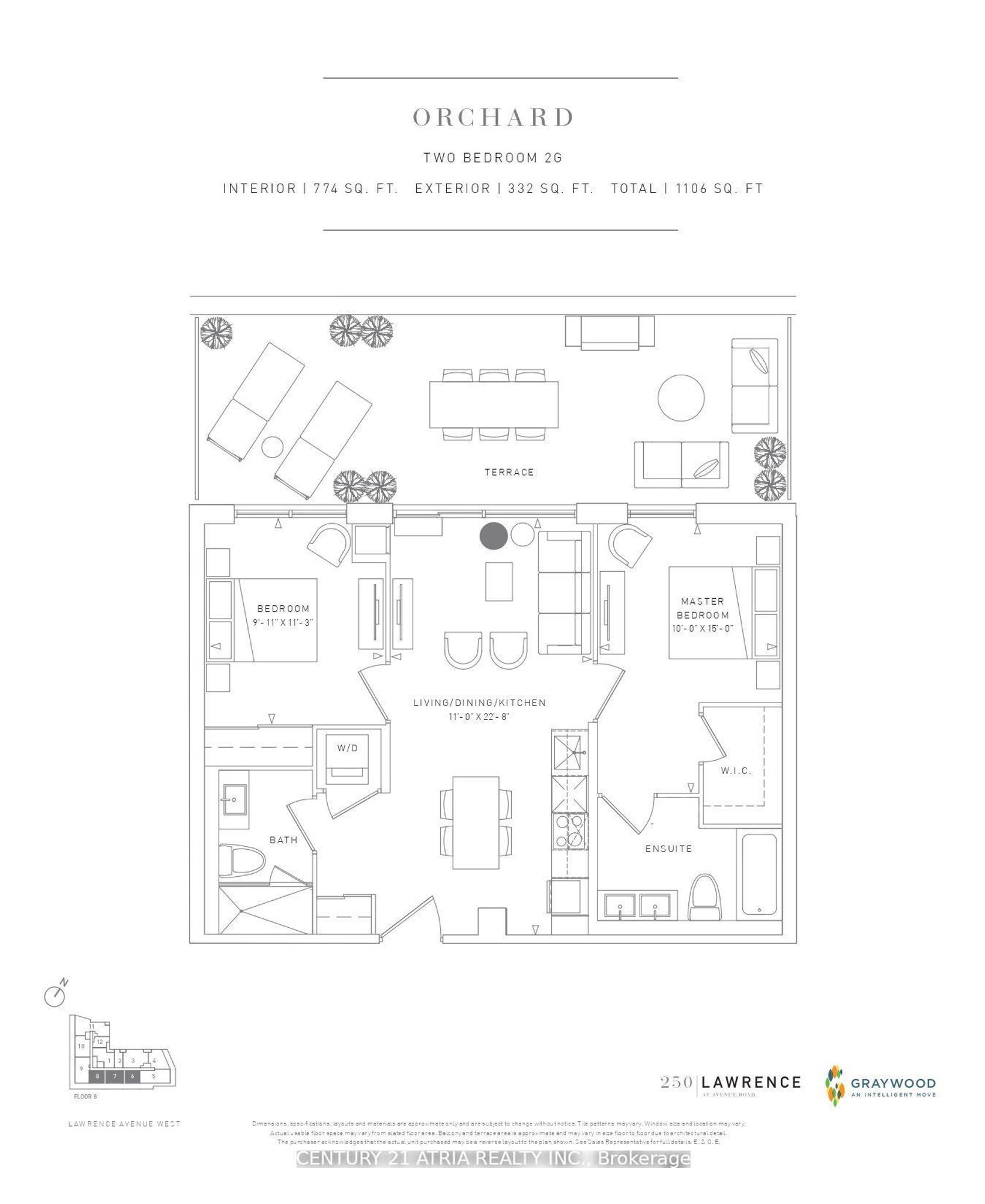 808 - 250 Lawrence Avenue W, Lawrence Park North, Toronto 