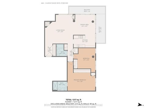 Photo 4 at 805 - 5 Marine Parade Drive, Mimico, Toronto