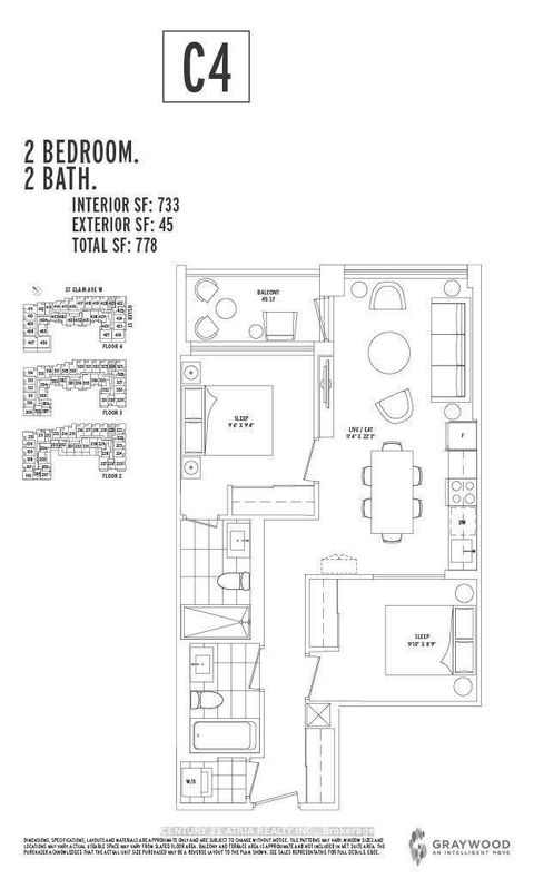 Photo 0 at 421 - 1787 st.clair Avenue W, Pellam Park, Toronto