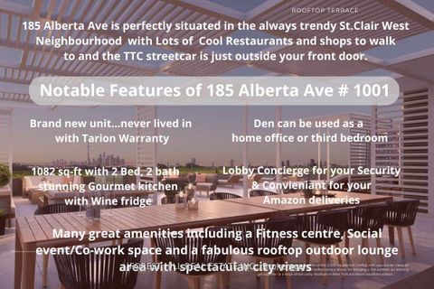 Photo 3 at 1001 - 185 Alberta Avenue, Oakwood Village, Toronto Photo 3 at 1001 - 185 Alberta Avenue, Oakwood Village, Toronto