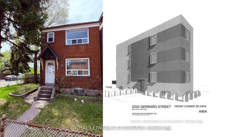 Photo 0 at 2333 Gerrard Street E, Danforth, Toronto