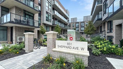 Photo 0 at TH20 - 851 Sheppard Avenue W, Bathurst Manor, Toronto