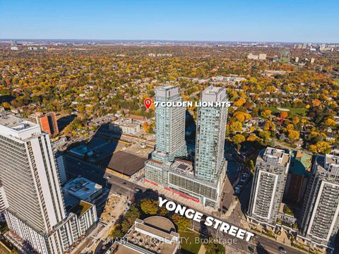 Photo 1 at N2005 - 7 Golden Lion Heights, Newtonbrook East, Toronto