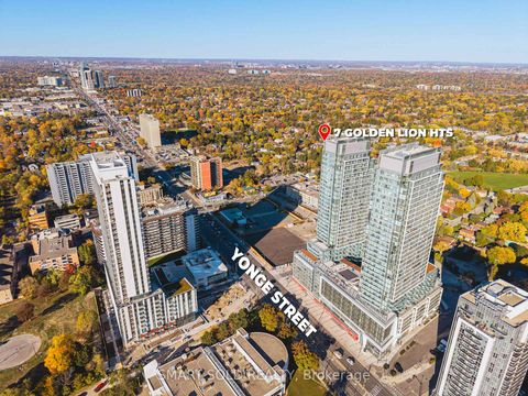 Photo 2 at N2005 - 7 Golden Lion Heights, Newtonbrook East, Toronto