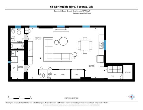 Photo 43 at 61 Springdale Boulevard, East York, Toronto
