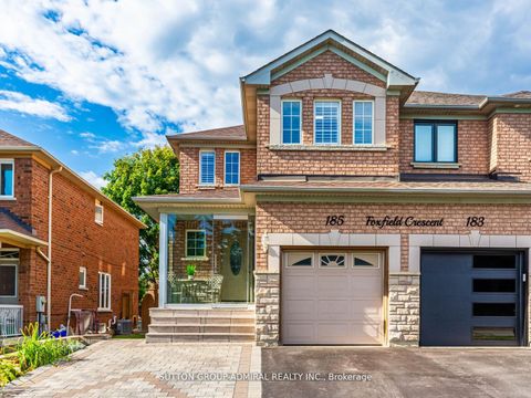 Photo 1 at 185 Foxfield Crescent, Patterson, Vaughan