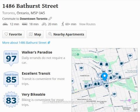 Photo 24 at 708 - 1486 Bathurst Street, Cedarvale, Toronto