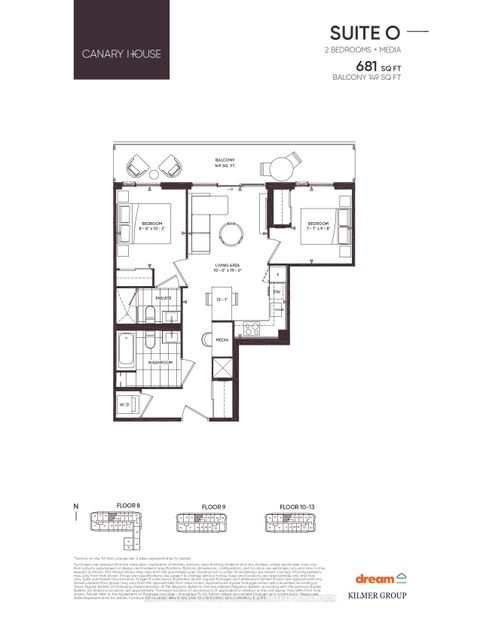 Photo 8 at 1117 - 425 Front Street E, Waterfront Communities C8, Toronto