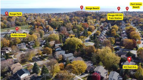 Photo 1 at 421 East Avenue E, Rouge E10, Toronto