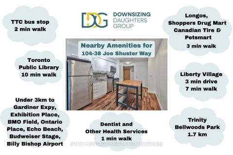 Photo 28 at 104 - 38 Joe Shuster Way, South Parkdale, Toronto